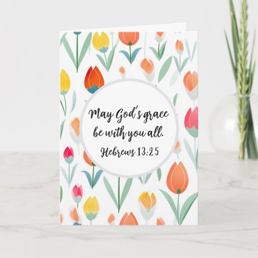 Hebrews 13:25 Greeting Card Karte (Vorderseite)