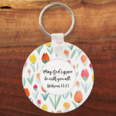 Hebrews 13:25 Keychain Schlüsselanhänger (Vorderseite)