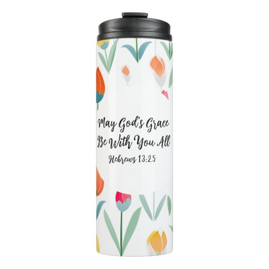 Hebrews 13:25 Thermal Tumbler Thermosbecher (Vorderseite)