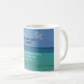 Hebrews 13:5 I will never leave you nor forsake... Kaffeetasse (VorderseiteRechts)