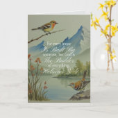 Hebrews 3:4 God the Builder Scripture | Christian  Karte (Gelbe Blume)