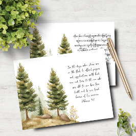 Hebrews 5:7 English Burmese Evergreen Notecard Mitteilungskarte