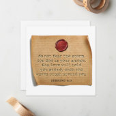 HEBREWS 6:19 - Personalized Notecard Mitteilungskarte (Vorderseite/Rückseite Beispiel)