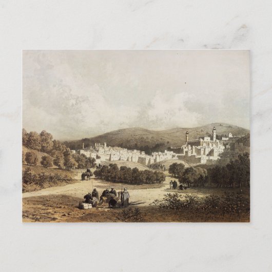 Hebron, Stadt der Patriarchen, im heiligen Land Postkarte (Vorderseite)