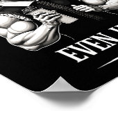 Hebst du sogar Gewichte stemmen Shakespeare Fitnes Poster (Ecke)