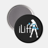 Hebung - Frau Magnet (Vorderseite/Rückseite)