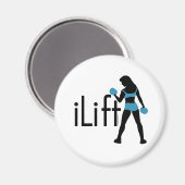 Hebung - Frau Magnet (Vorderseite/Rückseite)