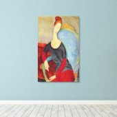 Hebuterne in a Blue Chair, 1918 Leinwanddruck (Insitu (Holzboden))