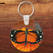 Hecale Longwing Butterfly Schlüsselanhänger (Vorderseite)