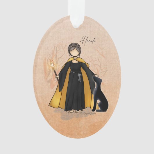 Hecate Goddess Ornament (Vorderseite)