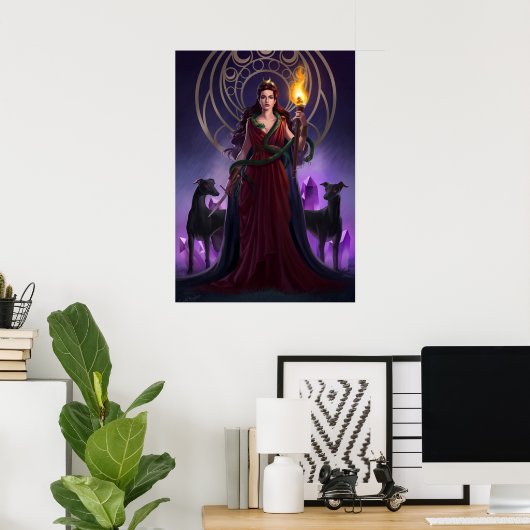 Hecate Goddess Poster (Heimbüro)