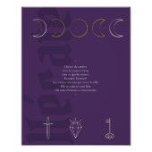 Hecate-Plakat Fotodruck (Vorne)