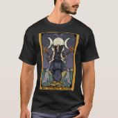 Hecate Triple Moon Goddess Hexe Hekate Wheel Taro T-Shirt (Vorderseite)