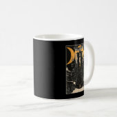 Hecate Triple Moon Goddess Wiccan Wicca Pagan Witc Kaffeetasse (VorderseiteRechts)