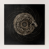 Hecate Wheel mit ouroboros Puzzle (Horizontal)