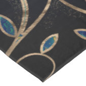 Hecate Wheel Ornament Marmor und Gold Tischdecke (Schrägansicht)