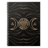 Hecate Wheel Triple Moon Notizblock (Vorderseite)