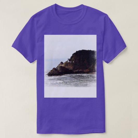 Heceda Head Lighthouse Sketched T-Shirt (Design vorne)