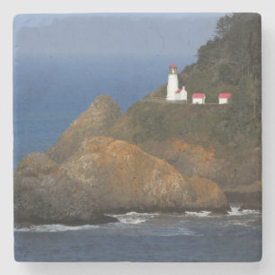 Heceta Head Leuchtturm, Cape Creek, Oregon, USA Steinuntersetzer