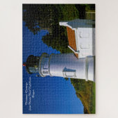 Heceta Head Leuchtturm Oregon. Weihnachtsgrüße Puzzle (Vertikal)