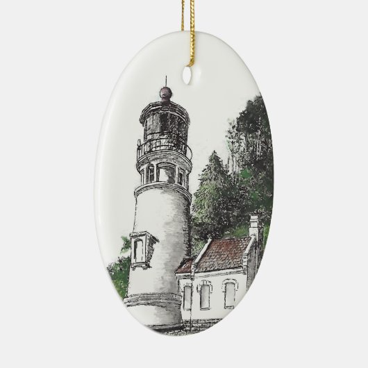 Heceta Head Lighthouse Keramikornament (Rechts)