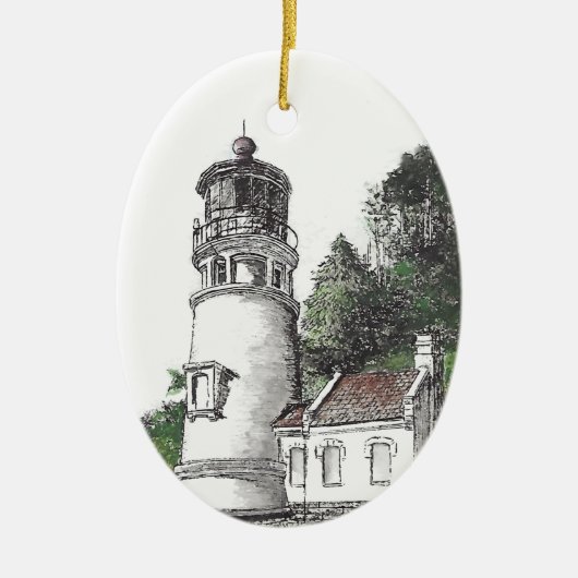 Heceta Head Lighthouse Keramikornament (Vorne)