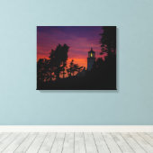 Heceta Head Lighthouse Landschaft | Oregon Coast Leinwanddruck (Insitu (Holzboden))