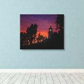 Heceta Head Lighthouse Landschaft | Oregon Coast Leinwanddruck (Insitu (Holzboden))