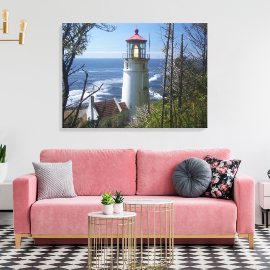 Heceta Head Lighthouse Leinwanddruck (Insitu (Wohnzimmer))