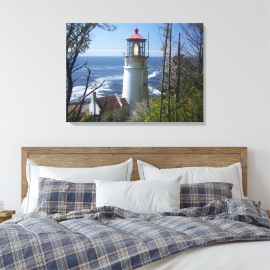 Heceta Head Lighthouse Leinwanddruck (Insitu (Schlafzimmer))