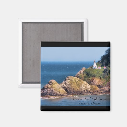 Heceta Head Lighthouse Magnet (Vorderseite/Rückseite)