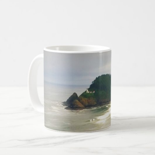 Heceta Head Lighthouse, OR Kaffeetasse (Vorderseite Links)
