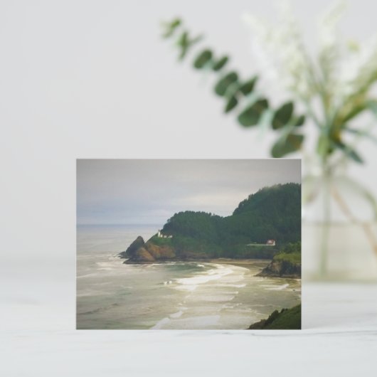 Heceta Head Lighthouse, OR Postkarte (Stehend Vorderseite)