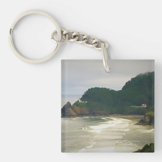 Heceta Head Lighthouse, OR Schlüsselanhänger (Vorderseite)
