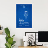 Heceta Head Lighthouse - Oregon - AD Poster (Heimbüro)