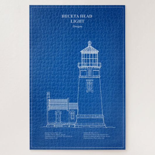 Heceta Head Lighthouse - Oregon - AD Puzzle (Vertikal)