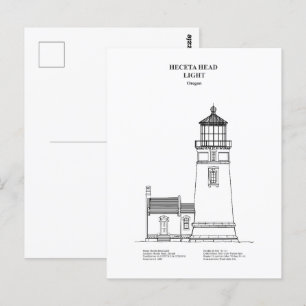 Heceta Head Lighthouse - Oregon - BD Postkarte