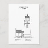 Heceta Head Lighthouse - Oregon - BD Postkarte (Vorderseite)