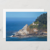 Heceta Head Lighthouse | Oregon Coast | Karte (Vorne/Hinten)