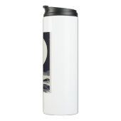 Heceta Head Lighthouse Oregon Moon Thermosbecher (Nach rechts gedreht)