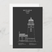 Heceta Head Lighthouse - Oregon - PD Mitteilungskarte (Vorne/Hinten)