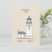 Heceta Head Lighthouse - Oregon - SBD Dankeskarte (Stehend Vorderseite)