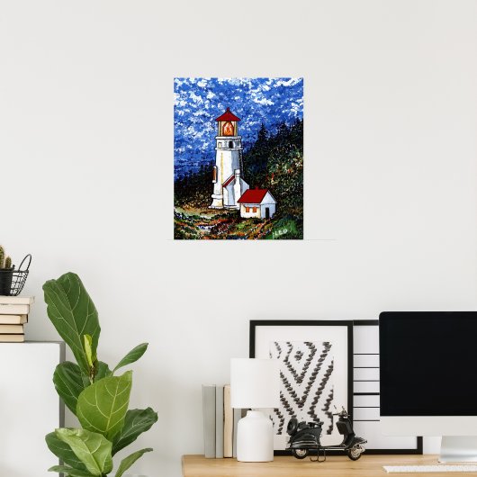 Heceta Head Lighthouse Poster (Heimbüro)