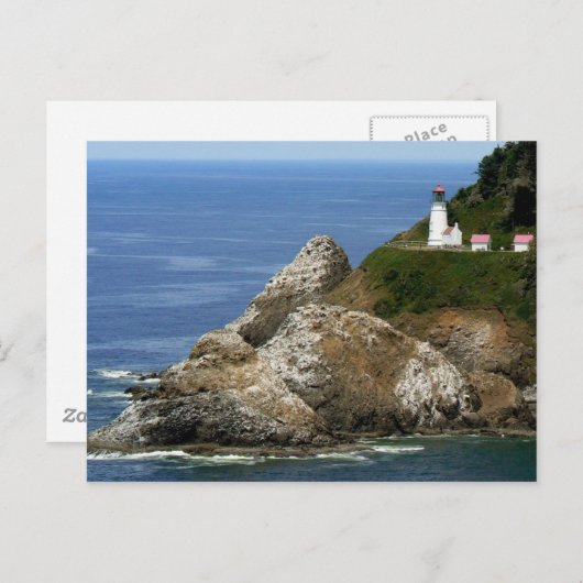Heceta Head Lighthouse Postkarte (Vorne/Hinten)
