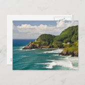 Heceta Head Lighthouse Postkarte (Vorne/Hinten)