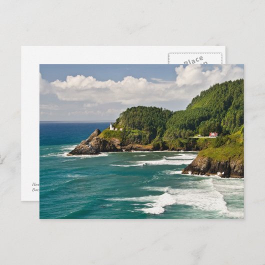 Heceta Head Lighthouse Postkarte (Vorne/Hinten)