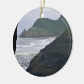 Heceta Head Lighthouse & Sea Lions, OR Keramik Ornament (Links)