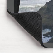 Heceta Head Lighthouse & Sea Lions, OR Mousepad (Ecke)