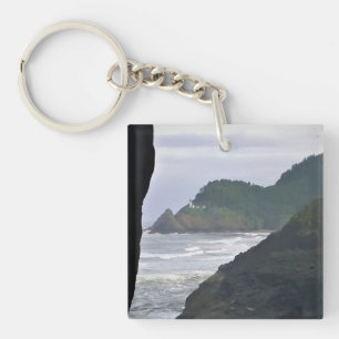 Heceta Head Lighthouse & Sea Lions, OR Schlüsselanhänger