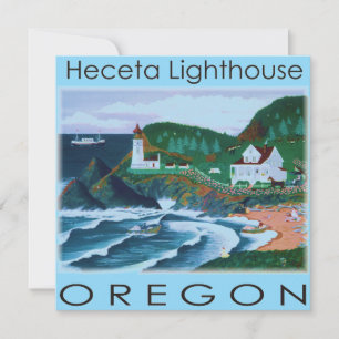 Heceta-Leuchtturm Einladung